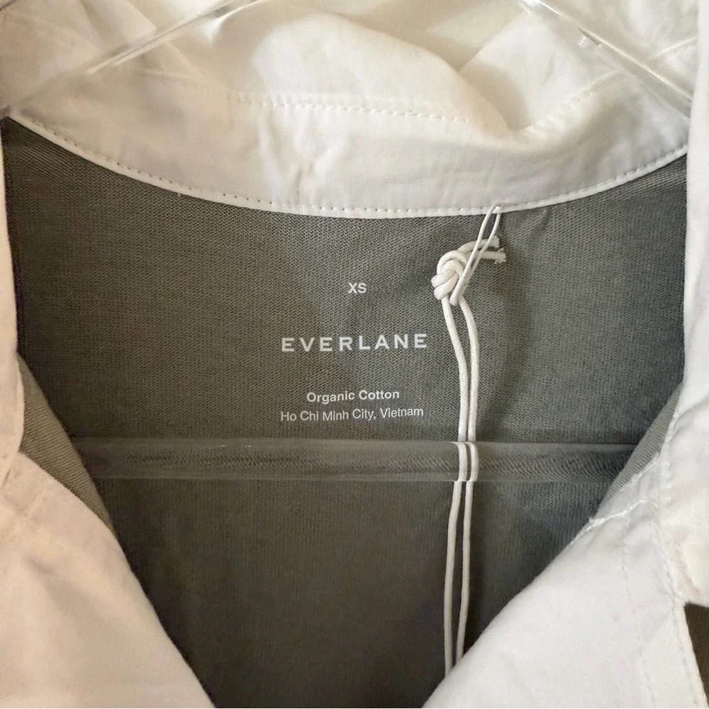 NWT Everlane The Organic‎ Cotton Polo Dress in Clay Size XS